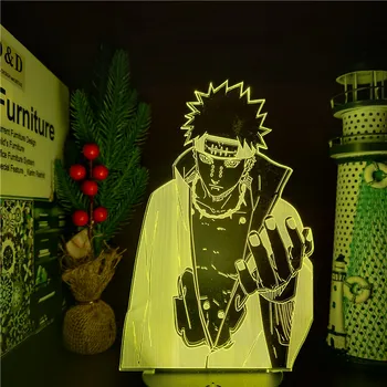 

Anime Naruto 3D Visual Light Pain Akatsuki Figure 7 Colors Touch Optical Illusion Table Lamp LED Night Light Kids Bedroom Decor