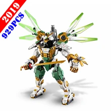 Nuevo 2019 Ninja Lloyd's Titan Mech Spinjitzu Kit de bloques de construcción ladrillos película clásica modelo de Ninja juguetes para niños regalo