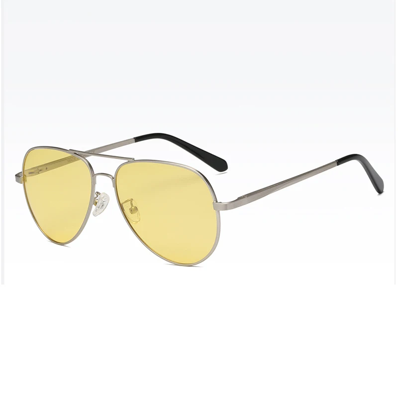 Brand Sunglasses Women Men Yellow Night Vision Lens Anti-glare Driver Glasses Pilot Polarized UV400 Eyewear For Male/Female 0922