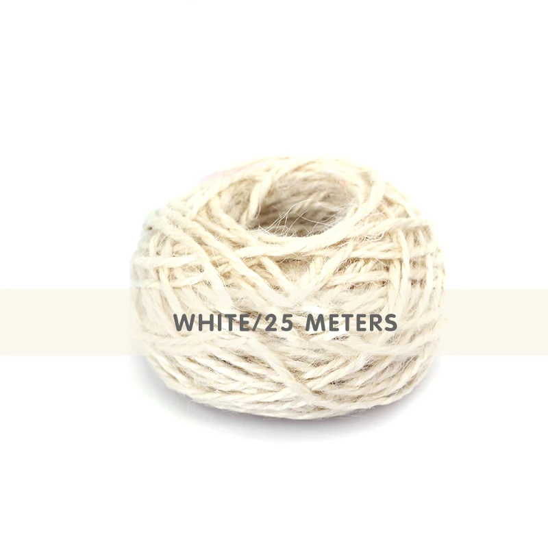 B. F. brother натуральный мешковины гессянский джутовый шнур-шпагат пеньковая веревка вечерние упаковка для свадебного подарка Шнуры нить DIY Скрапбукинг Ремесло - Цвет: Золотой