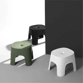 

New 6 Colors Thicken Plain Children Stools Living Room Non-slip Bath Bench Child Stool Changing Shoe Stool Children Furniture