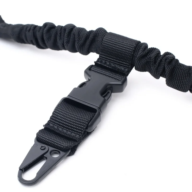 Adjustable Shooting(Tactical)Sling Single Point Quick Release Bungee Rifle Shoulder Belt Hunting Starp Safety Rope