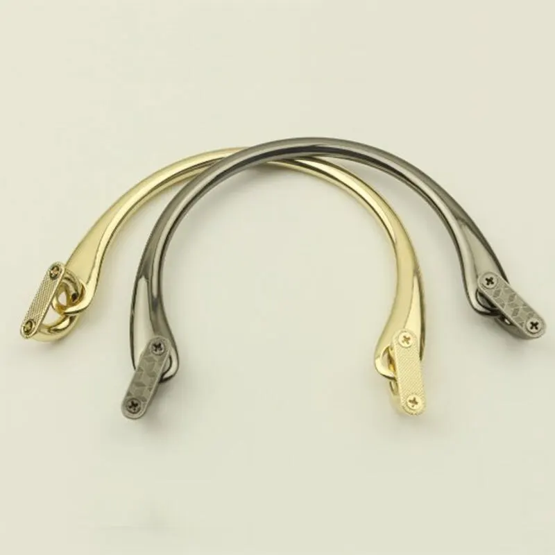 

2PCS DIY Handbag Metal Handle Shoulder Bags Short Handle Handbags Bag Strap Handmade Bag Strap Belts Handbag Accessories Hot