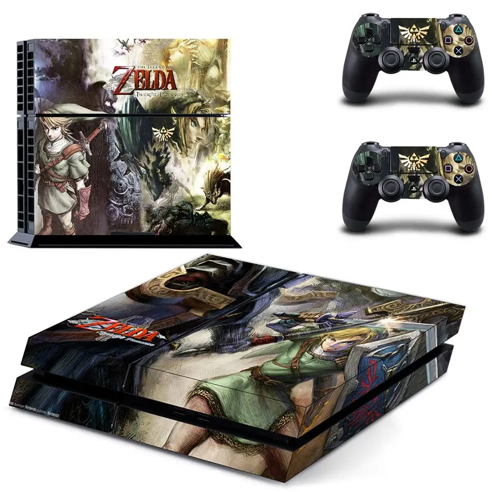 PS4 наклейки виниловые кожа PS 4 легенда о Зельде стикер Play station Pegatinas для консоли