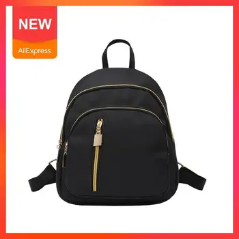 

2020 Mini Backpack Women Nylon Black Bag for Teenage Girls Kids Multi-Function Small Bagpack Female Ladies School Backpack