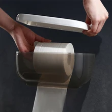 Водонепроницаемый пластиковый ящик для туалетной бумаги для дома, кухни, диспенсер для салфеток, настенный раздатчик туалетной бумаги