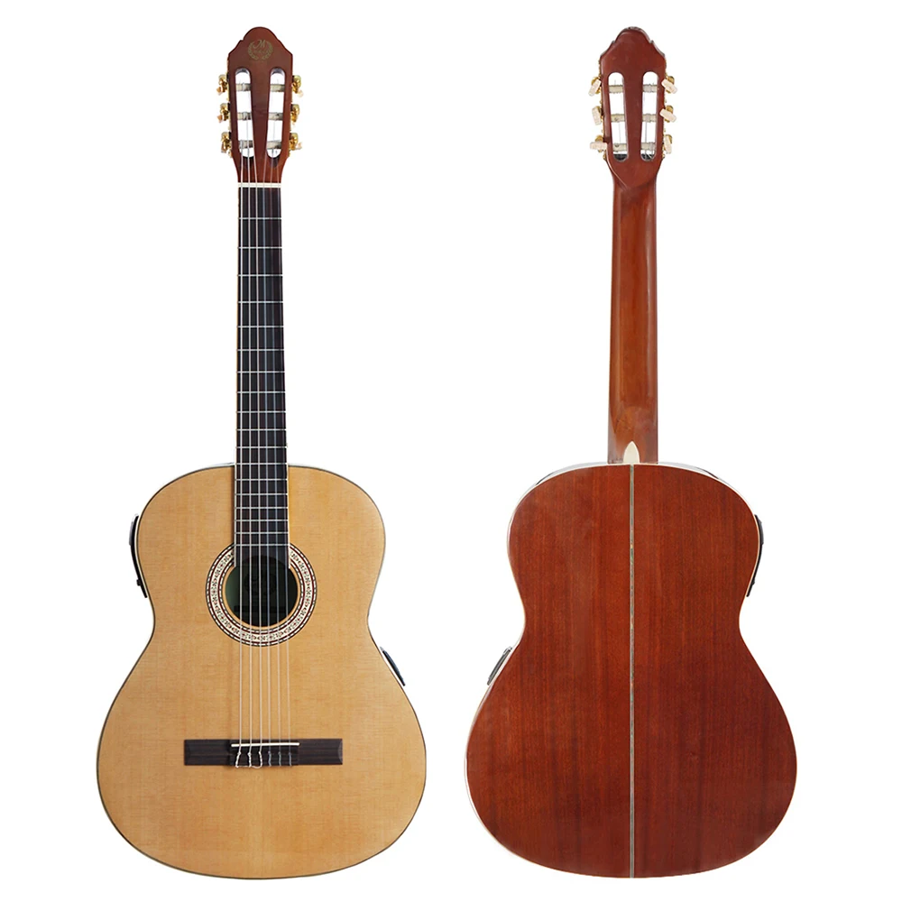PROD 1005003210539791 39 Inch Classic Guitar 6 Strings Spruce Classical
Guitar With EQ Beginner Kids Musical Gift Instrument With Bag
Accessories