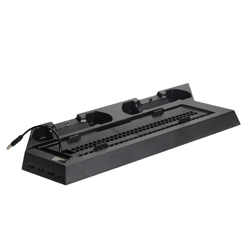 

FFYY-Ipega Slim Vertical Stand Cooling Fan With Gaming Controller Dual Charging Station Dock For Sony Ps4 Slim