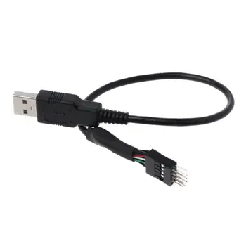 

2020 New PC Computer Motherboard USB 9Pin Internal to USB External Extension Cable 30cm