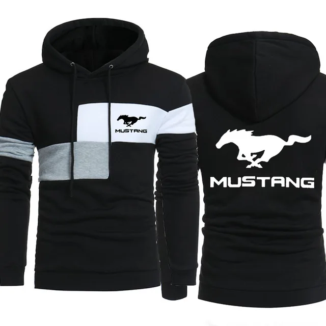 Мужские толстовки для Mustang с логотипом автомобиля, Модный свитшот с принтом, весна-осень, мужская толстовка с капюшоном в стиле хип-хоп, harajuku, повседневный спортивный костюм