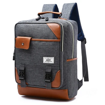 

Nylon Waterproof Material Casual Backpack Retro Computer Backpack Schoolbag Travel Backpack for Boys and Girls F4