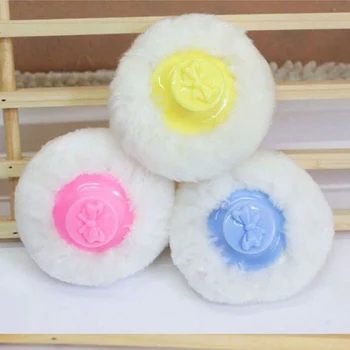 

1PCS Color Random!!! New High Quality Baby Soft Face Body Cosmetic Powder Puff Talcum Powder Sponge Box Case Container Wholesale