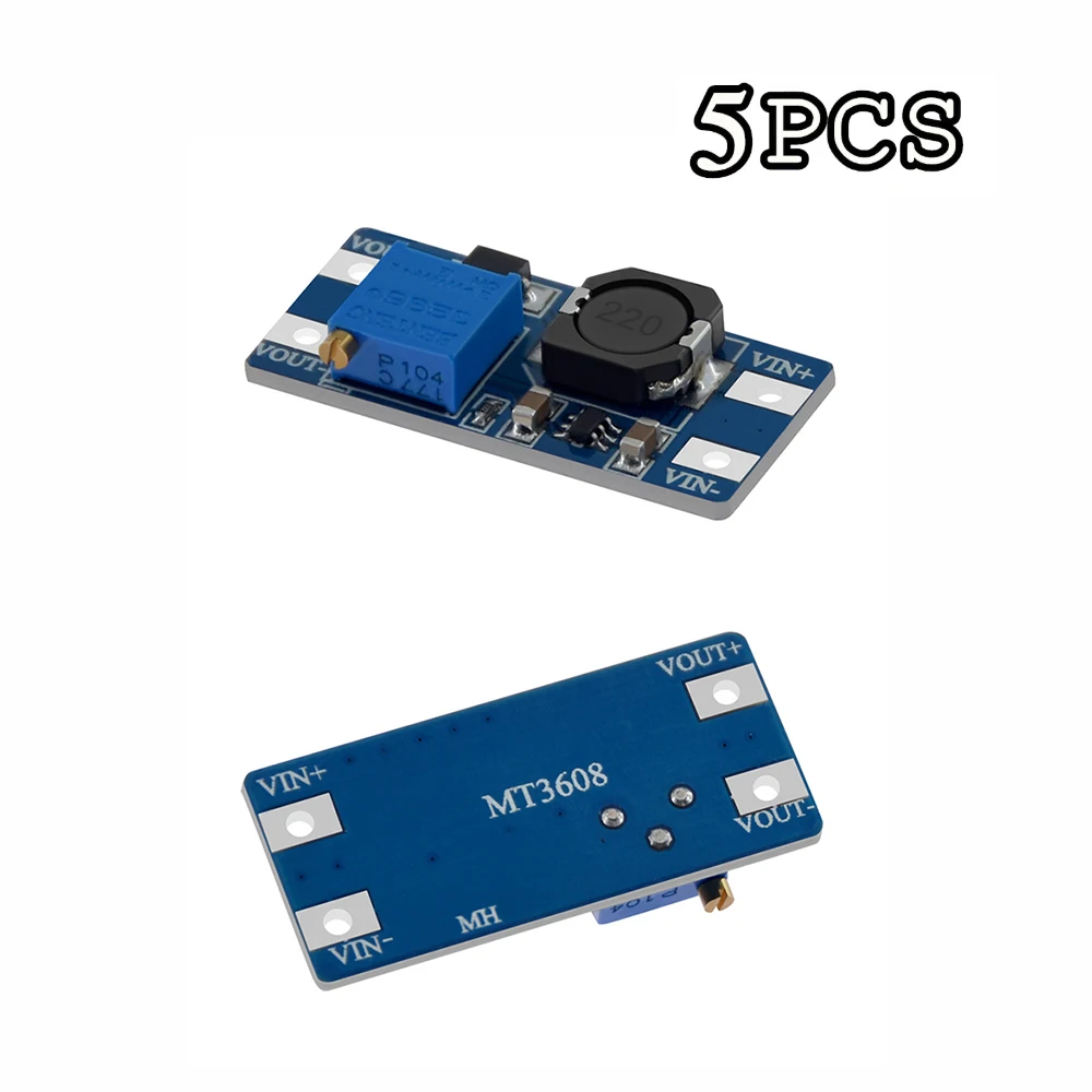 Mt3608 DC-DC passo acima conversor booster netzteil modul boost-step-up placa max ausgang 28v 2a