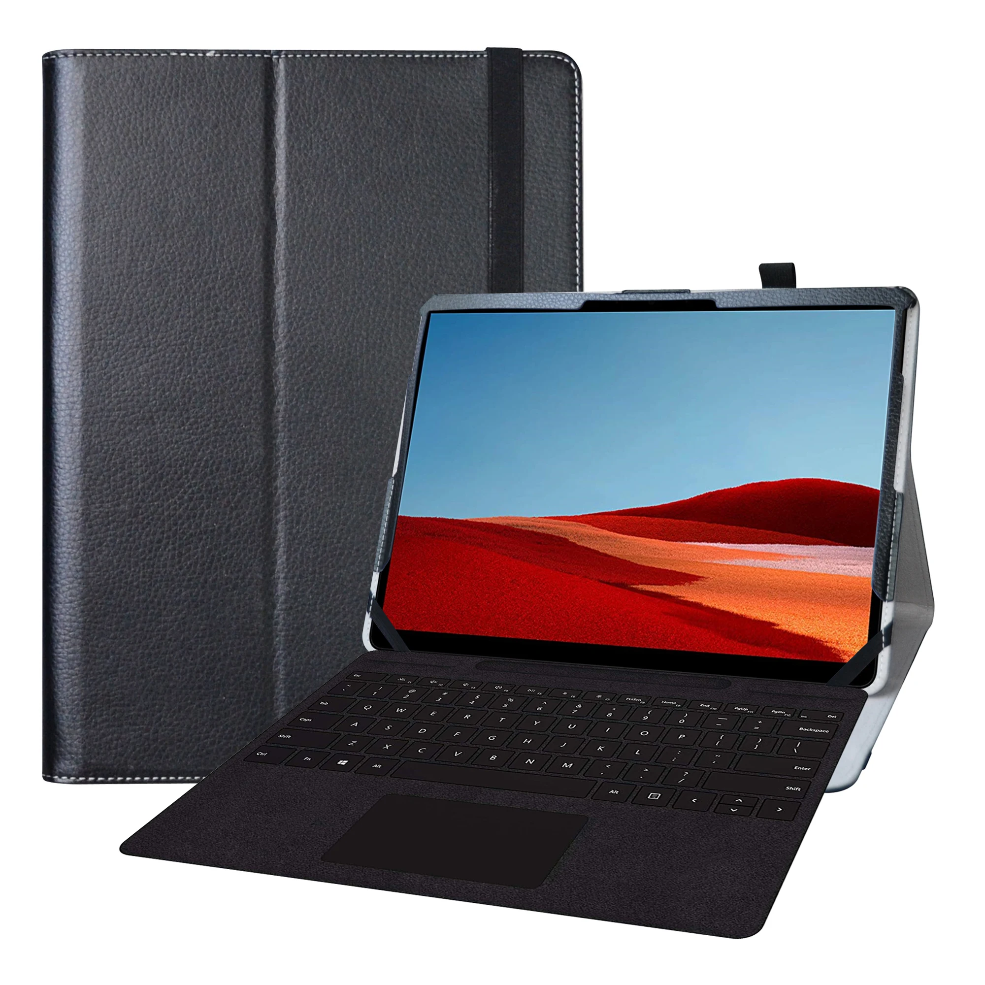 Чехол для 1" NEW microsoft Surface Pro X складной чехол с эластичной застежкой