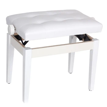 

Solid wood piano stool can be raised and lowered keyboard stool single piano lifting instrument universal stool