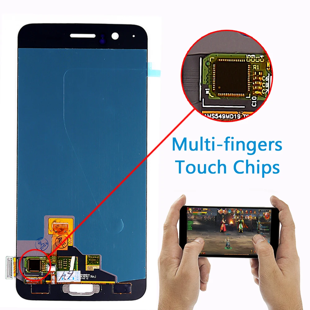 100% протестированный AMOLED 5 дюймовый сенсорный экран для Oneplus A5000 ЖК дисплей