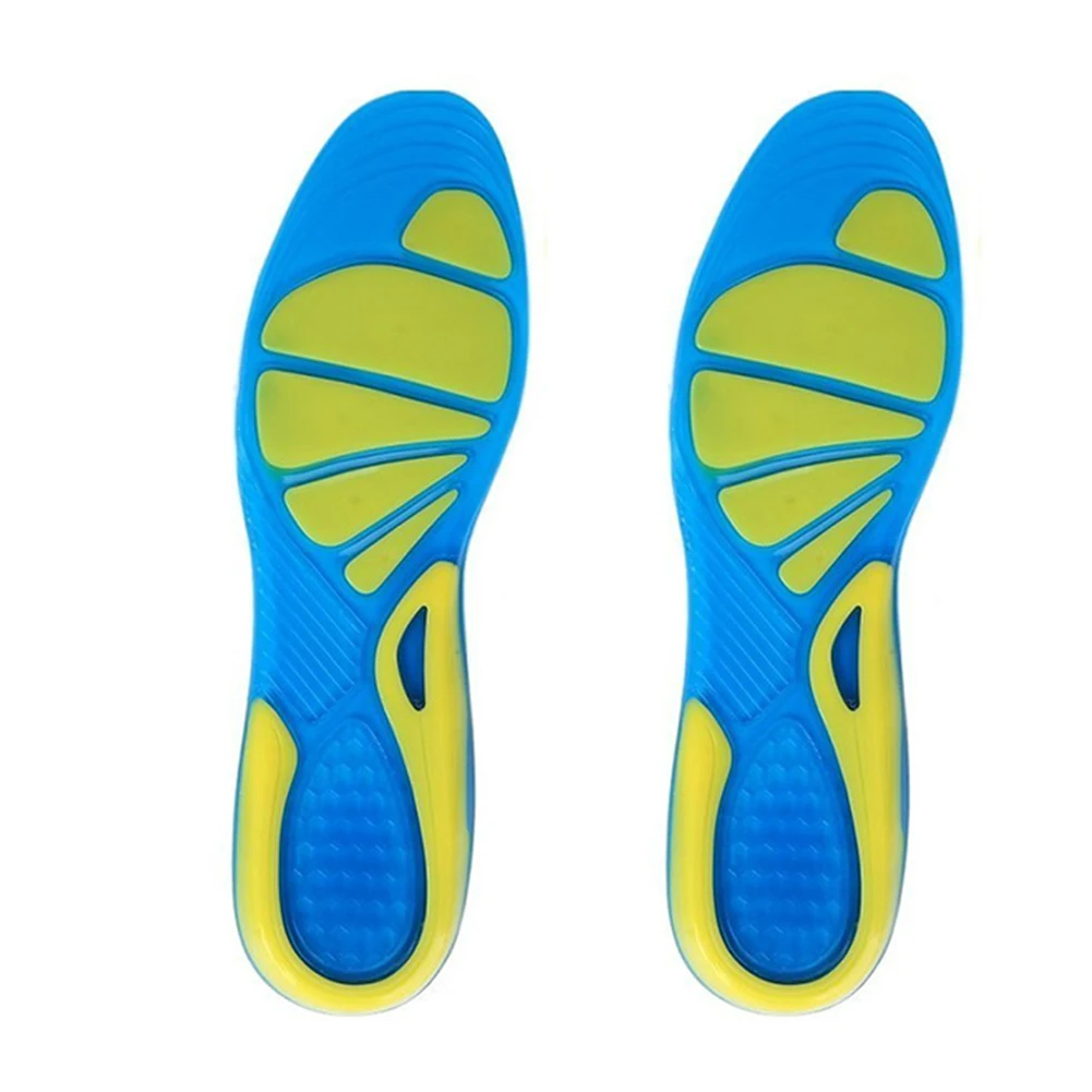 

TPE Shock Absorption Running Shoe Pad Foot Care Non-Slip Cushion Sport Unisex Insert Military Stable Walking Orthopedic Insole