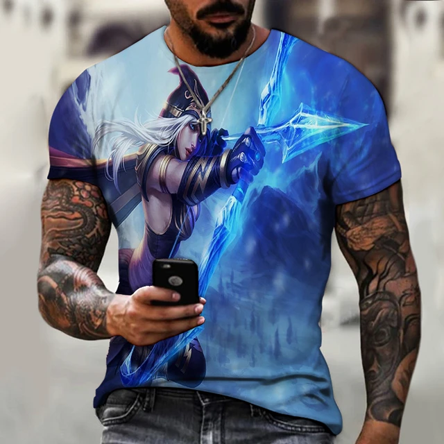 Summer Fashion League of Legends T-shirt Men's and Women's High Quality  Tops 3D Printing League of Legends T-shirt Hip Hop Men's - AliExpress