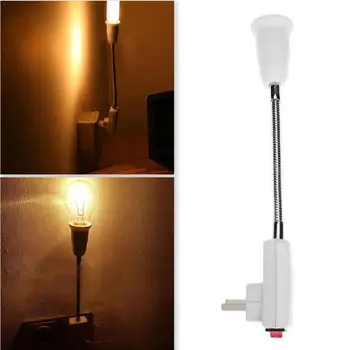 

Extend Extension Converter Wall Base Holder Screw Socket US UK Socket Light Plug E27 Adapter Flexible Lamp Bulb I3A3