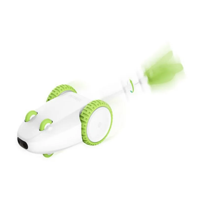 

Pet Electric Toy Smart Machine Electric Luminous Simulation Mouse Pet Cat Toys Automatic Toy USB Charging Green Toys For Dog