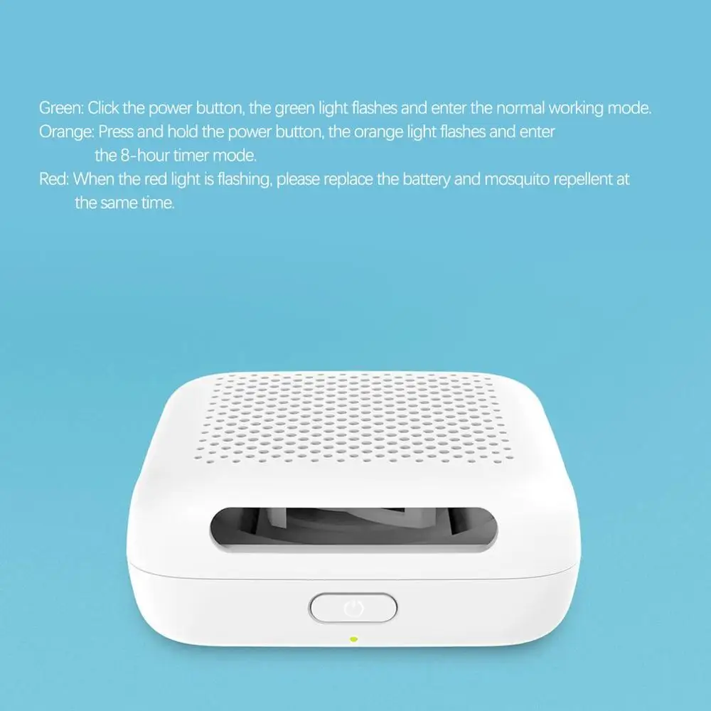 2020 Xiaomi mijia белый Противомоскитный диспенсер ZMI для насекомых мини садовый уличный