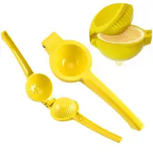 Желтая Цитрусовая соковыжималка для фруктов из алюминиевого сплава лимонная ручная соковыжималка сеялка сепаратор целлюлозы кухонные Кухонные комбайны гаджеты