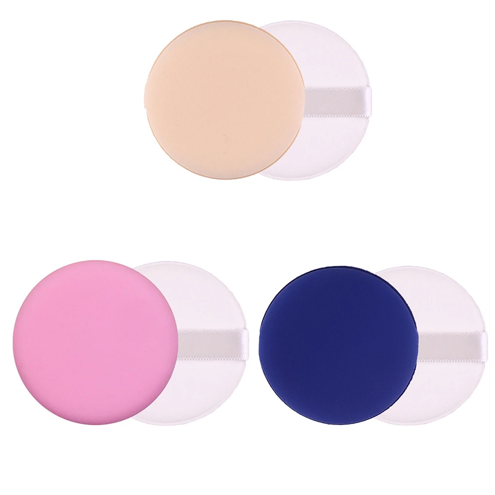 BGVfive2pcs/6 шт Косметическая пуховка, спонж для пудры, слоеные косметические подушечки, основа для лица, крем увлажняющий крем, инструменты