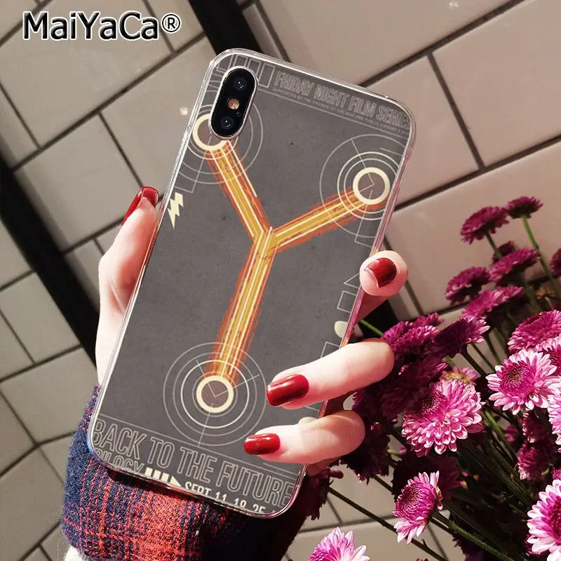 A14 MaiYaCa Назад в будущее делореан машина времени чехол для телефона для iphone 11 Pro 11Pro MAX 8 7 6 6S Plus X XS MAX 5 5S SE XR - Цвет: A14