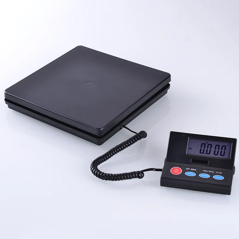 

LED Backlight Large Screen Display Express Scale High Precision Electronic Scale Platform Scale 50KG/2G Balance Weight