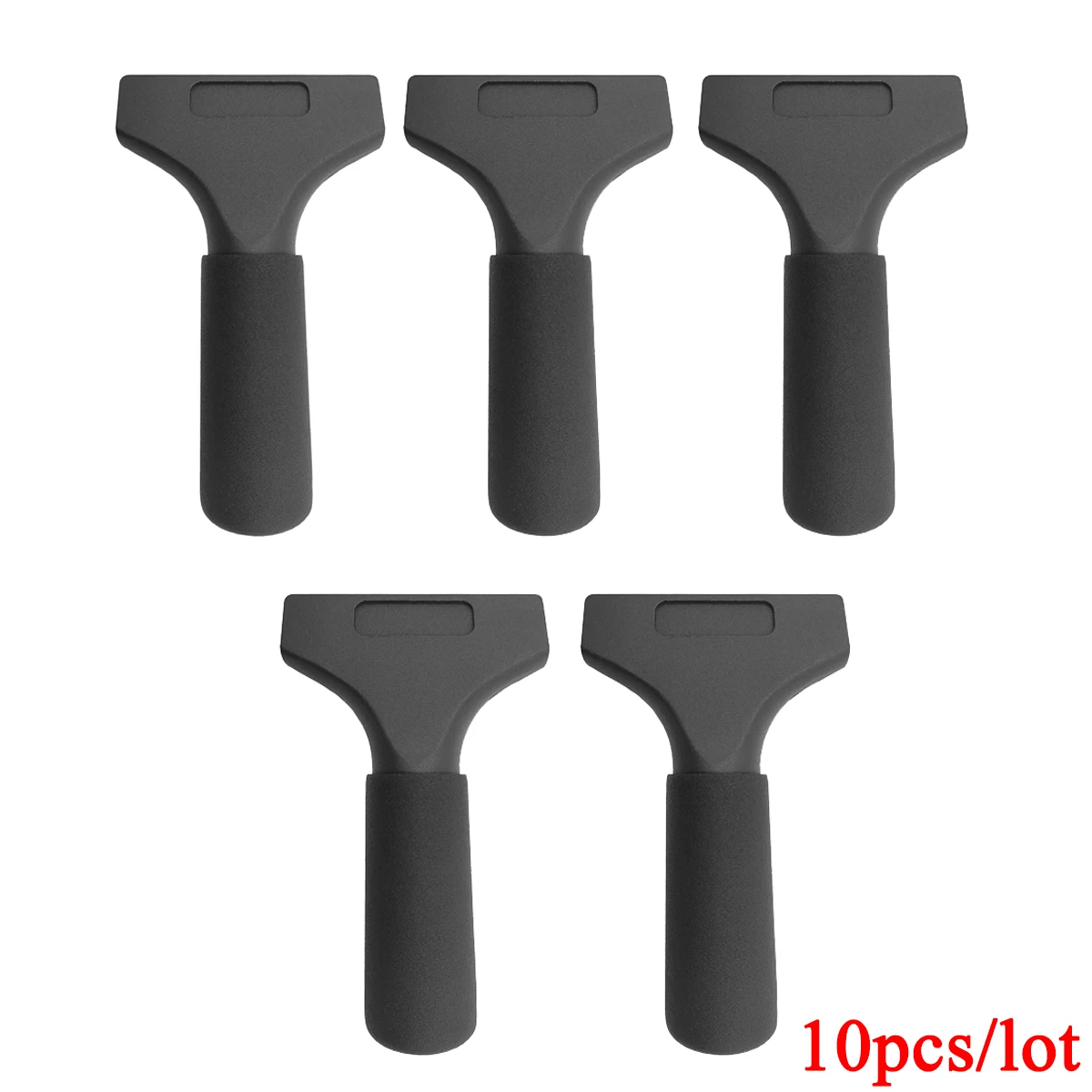 

10pcs Alloy Handle for Window Squeegee BLUEMAX Rubber Strip Blade Glass Clean Water Wiper Ice Scraper Carbon Fiber Wrap Tool B54