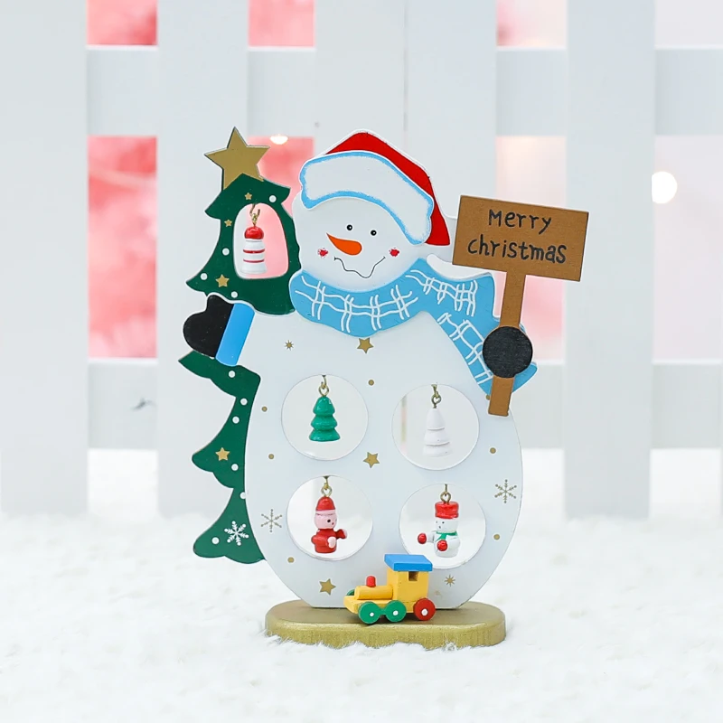 Рождественская скатерть со снеговиком для пожилых детей - Цвет: 19CM.14CM