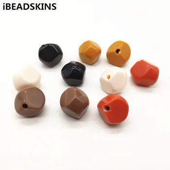 

New arrival! 18mm 50pcs Resin Solid octagonal beads for Earring accessories,Earring parts,Jewelry necklace Findings-582