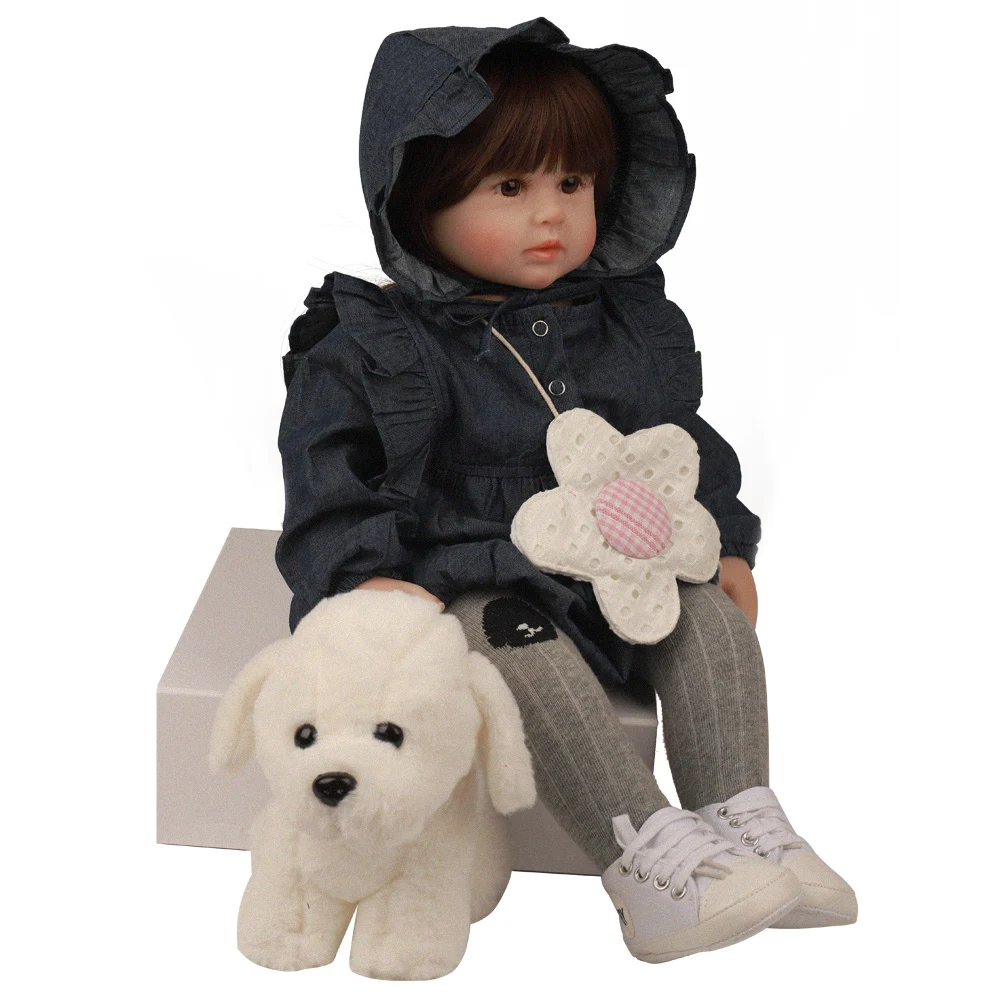 2" Ограниченная Коллекция Bebe Reborn Baby Doll мягкая виниловая ткань тела Прекрасная принцесса кукла реалистичные куклы новорожденных подарок на день рождения 60 см