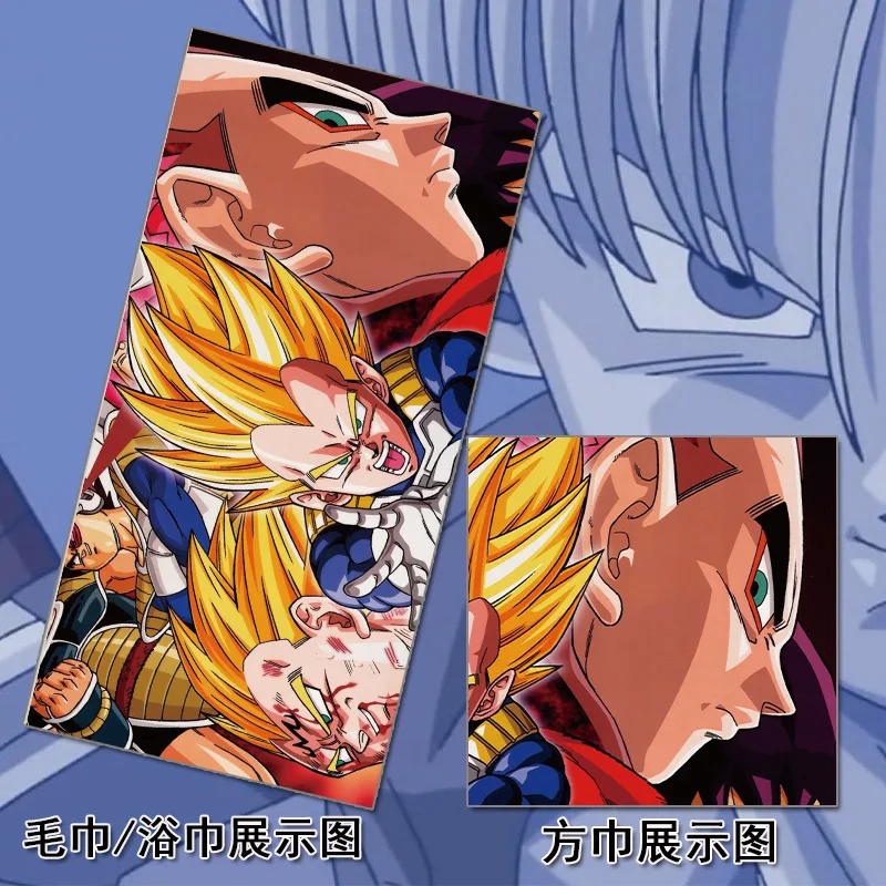 Аниме Жемчуг дракона Супер Saiyan Сон Гоку полотенце печатные пляжные полотенца микрофибра путешествия ванна для детей для взрослых и детей лицо 70x140 см