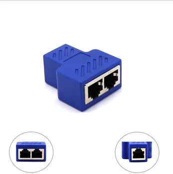 

1 / 2 network cable adapter RJ45 network tee adapter adapter