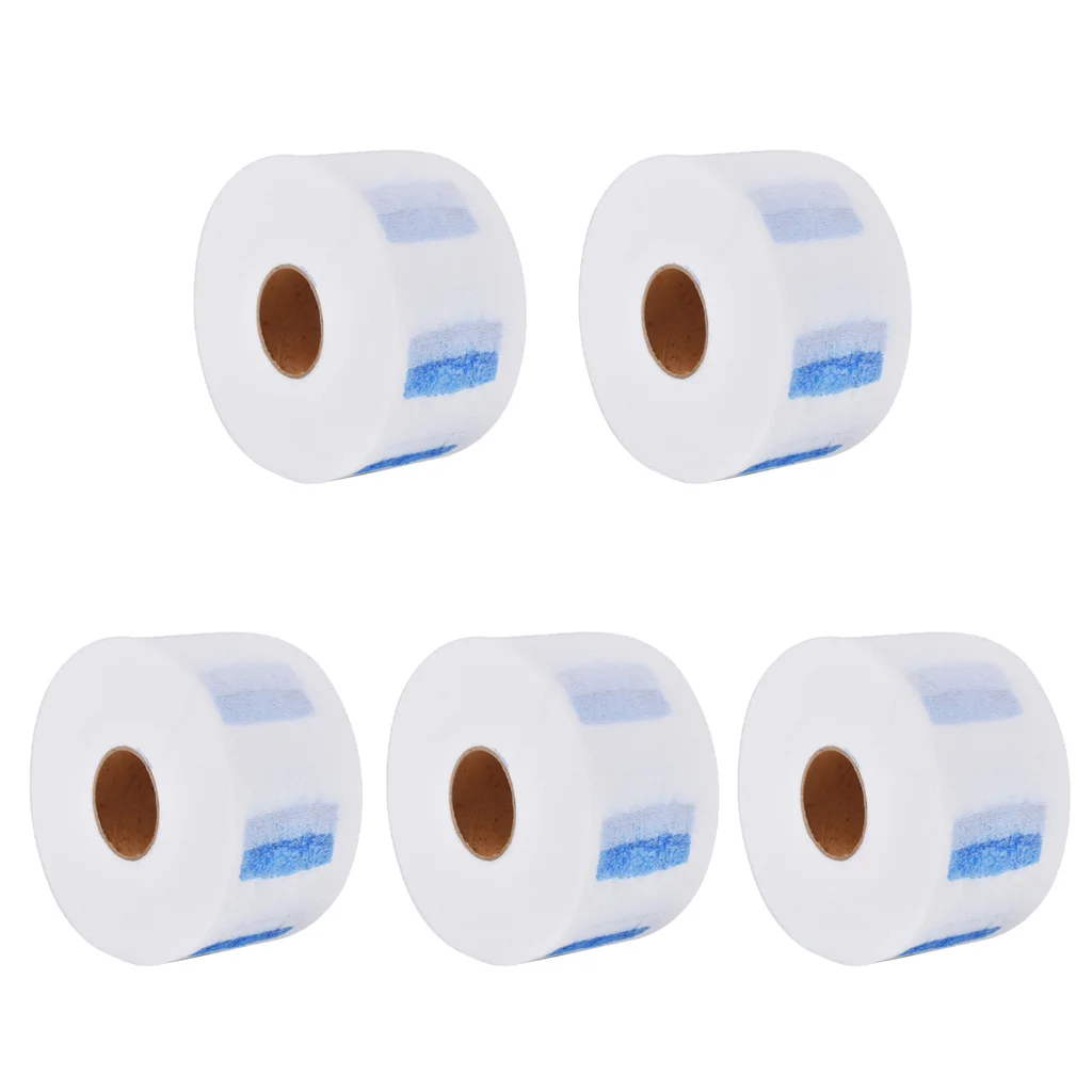 Professional Hairdressing Barbershop Disposable Neck Ruffle Paper 500 Strips/ Set