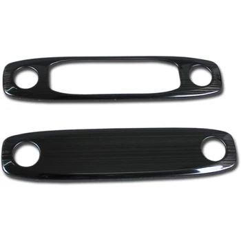 

for Tesla Model 3 2017 2018 2019 Interior Front + Rear Top Reading Light Cover Trims (Black)