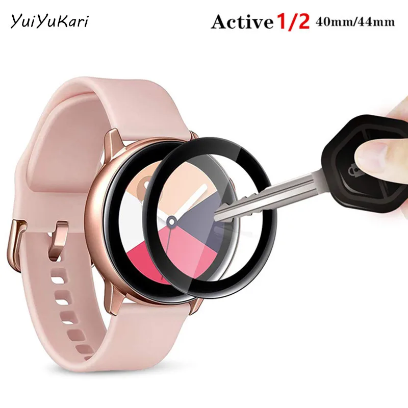 Закалка verre для samsung Galaxy montre Active2 44mm40mm/46mm/42mm двигатель S3 передний/s2 спортивные часы 3D HD пленка защитная пленка