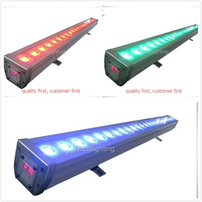 Juego de luces Led para construcción de escenario, 1M, 24x3w, tricolor, IP65, barra de lavado de pared, E 10pcs|Efecto de iluminación de escenario| - AliExpress