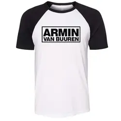 Idzn унисекс летние Модная футболка Armin Van buuren DJ Вентиляторы Книги по искусству узор Дизайн реглан короткий рукав Для мужчин футболка