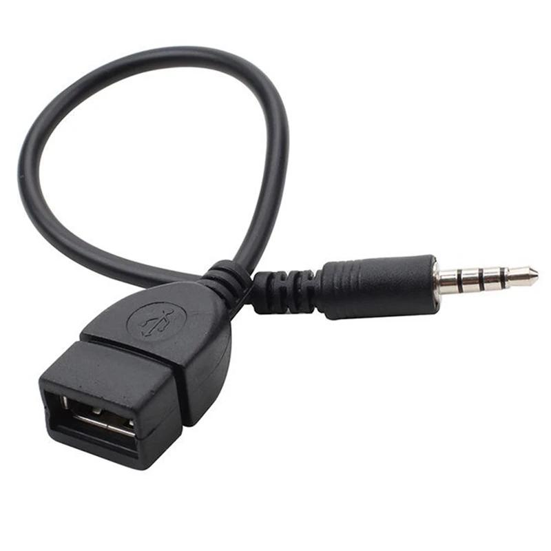 3,5 мм штекер usb-кабель 10 см звуковой разъем USB разъем аудио кабель конвертера
