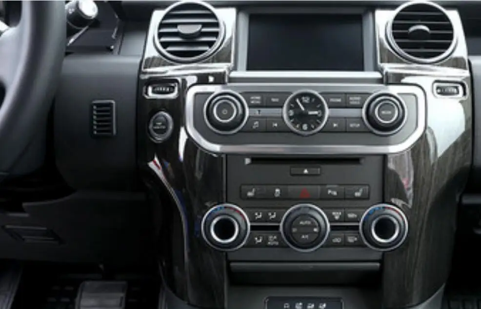Новинка для Land Rover Discovery 4 LR4 аксессуары ABS центральная консоль AC вентиляционная крышка отделка наклейки для LHD