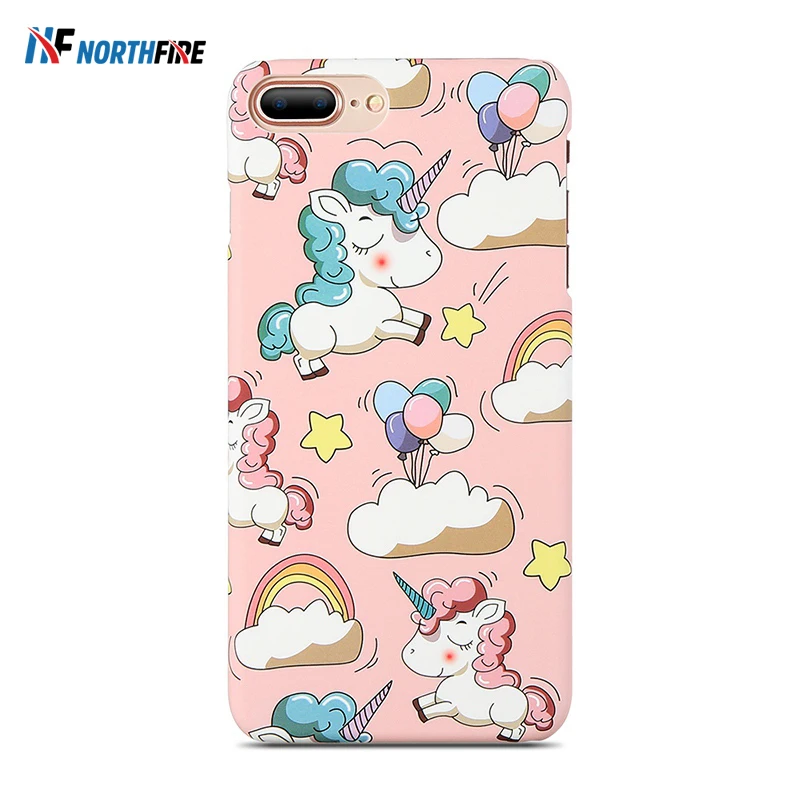 

NORTHFIRE Cute Phone Case For iPhone X/XS/XR/XSMAX Smooth Touch Hard PC For iPhone5/6/6plus/7Plus/8Plus Capa Cover Funda Coque