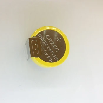 

2pcs/lot High Capacity CR2477 2477 3-pin Button Cell Batteries with welding