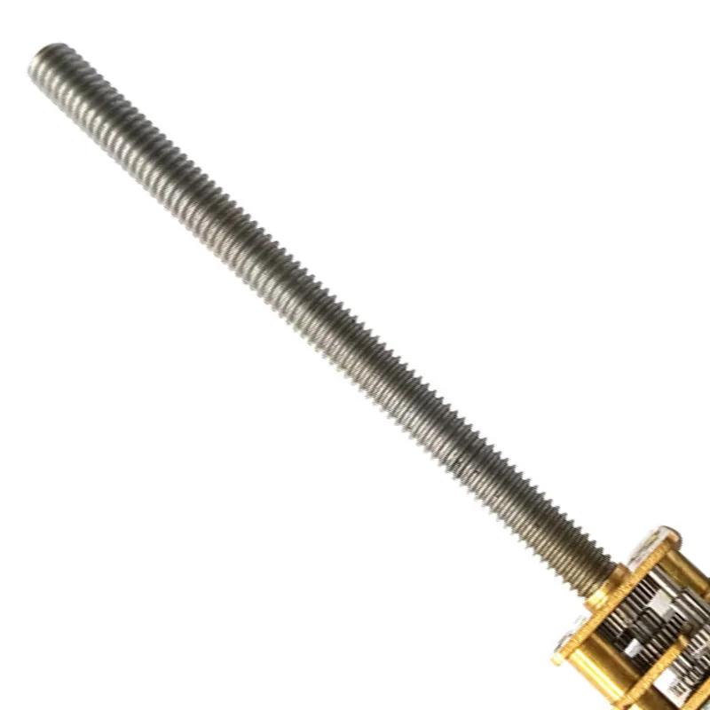N20 긴 샤프트 나사 샤프트, M4 * 55mm, DC 기어 모터, 저속 15  1000RPM, DC 모터, 속도 조절 가능, 3V, 6V, 12V