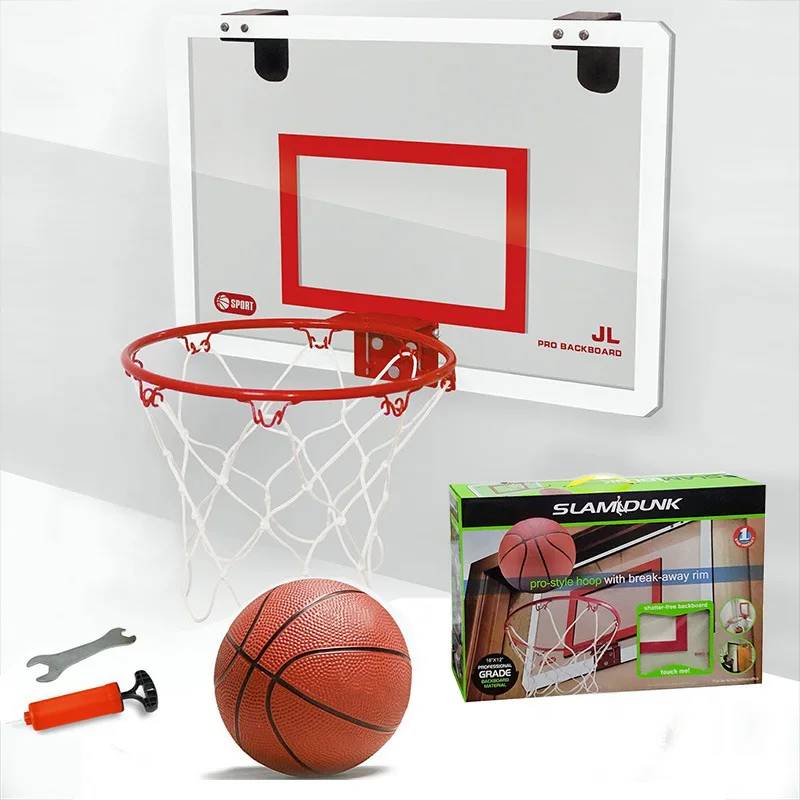 Hanging Gantry Basketball Board Hole Punched Transparent Hanging Mini Small Backboard Mini Basketball Hoop