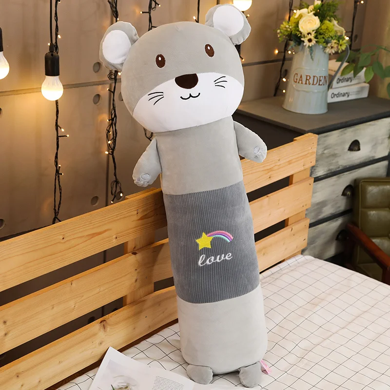 Плюшевая Длинная Подушка куклы Животные свинья игрушки "Кролик" Мягкий Кролик Лягушка Куклы Детские подушки для девочек подарок на Рождество