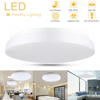

12W Ceiling lights LED Lamp home decor Ceiling Light White Color Fixture Lustre Surface Mount Living Room Bedroom Dropshipping