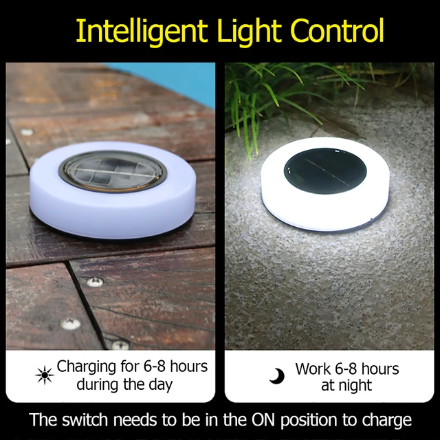 Napenergia Led -Es Könnyű Kültéri Otthoni Kert Világítás Kerti Dekoráció Udvari Útvonal Spot Lámpa - Image 2