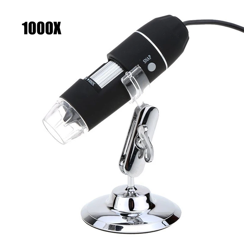 Горячий 1080P 8 светодиодный микроскоп камера 1000X/1600X цифровой лупа USB - Цвет: 1000x